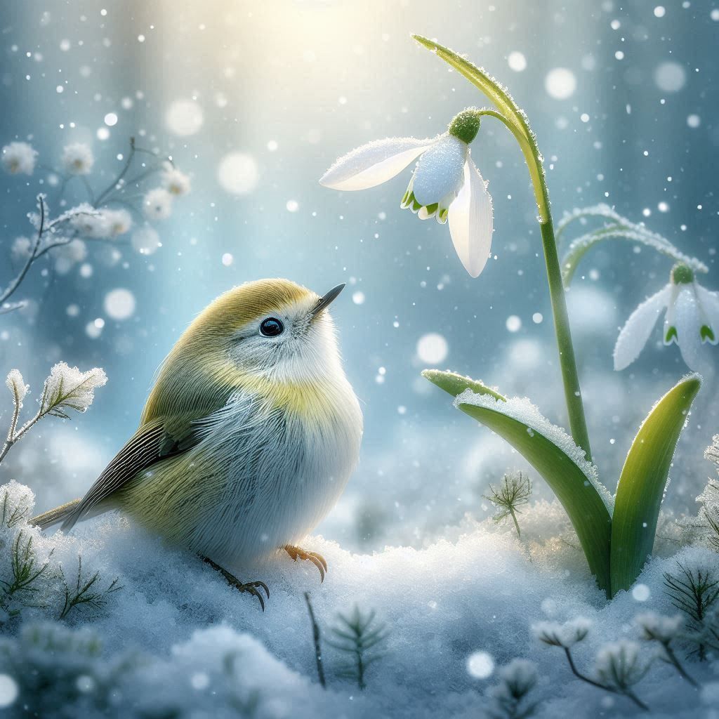 The Winter Bird 😁👍😊