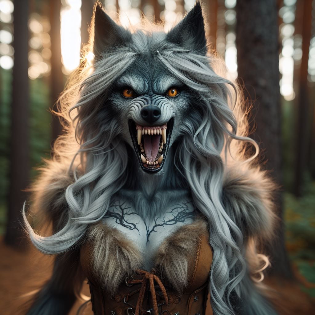 Female Werewolves - AI Generated Artwork - NightCafe Creator