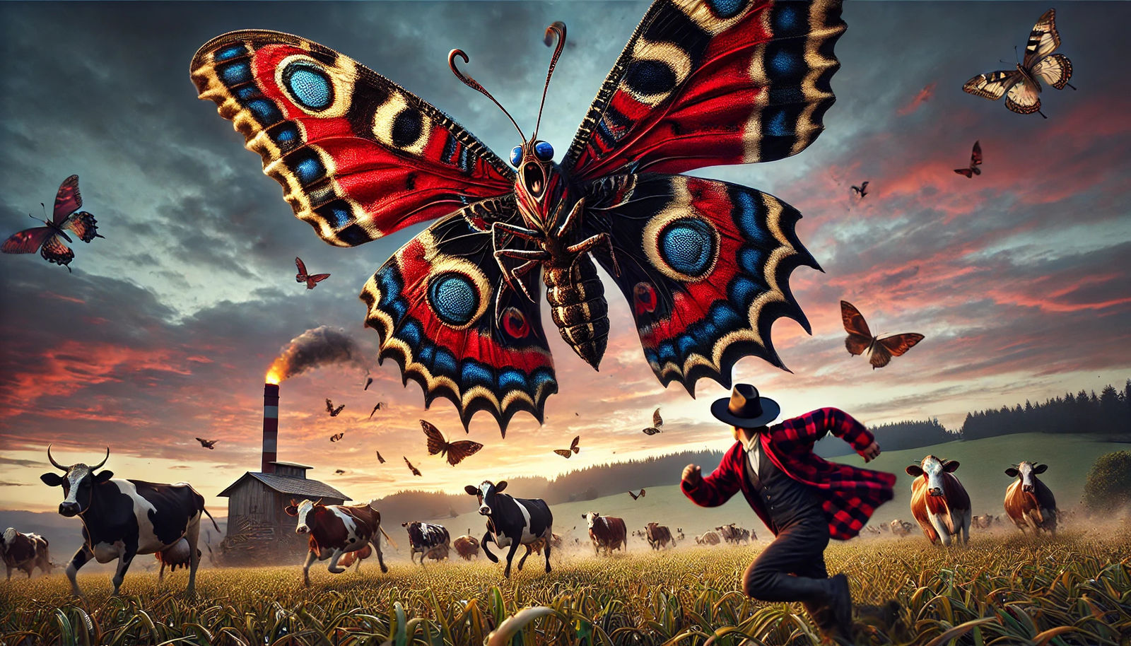 The dragon Butterfly approaches