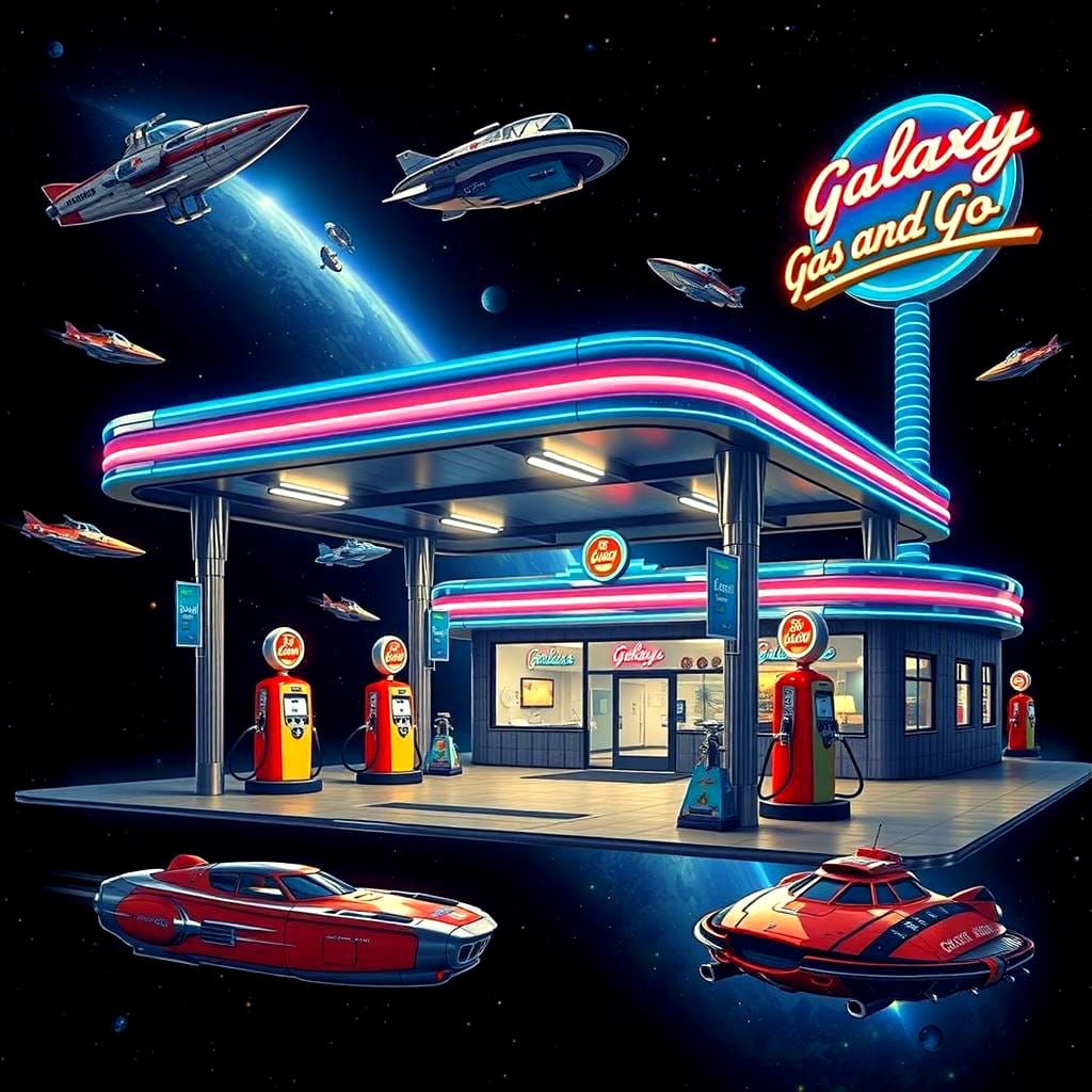 Gas and Galaxy Goodies  by @Chelle