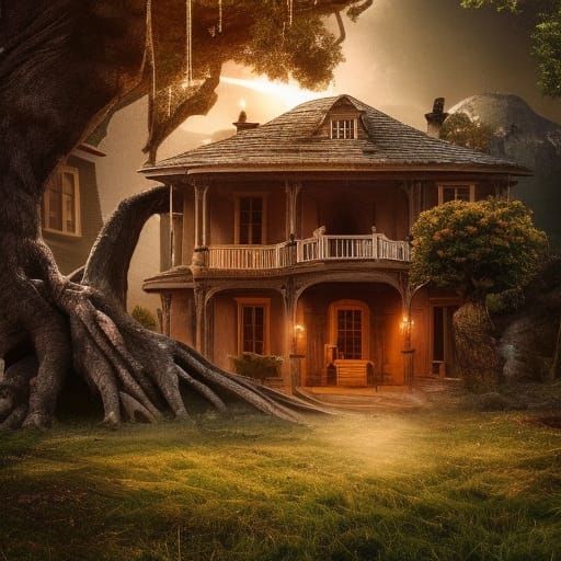 Take me back to the house in the backyard tree
