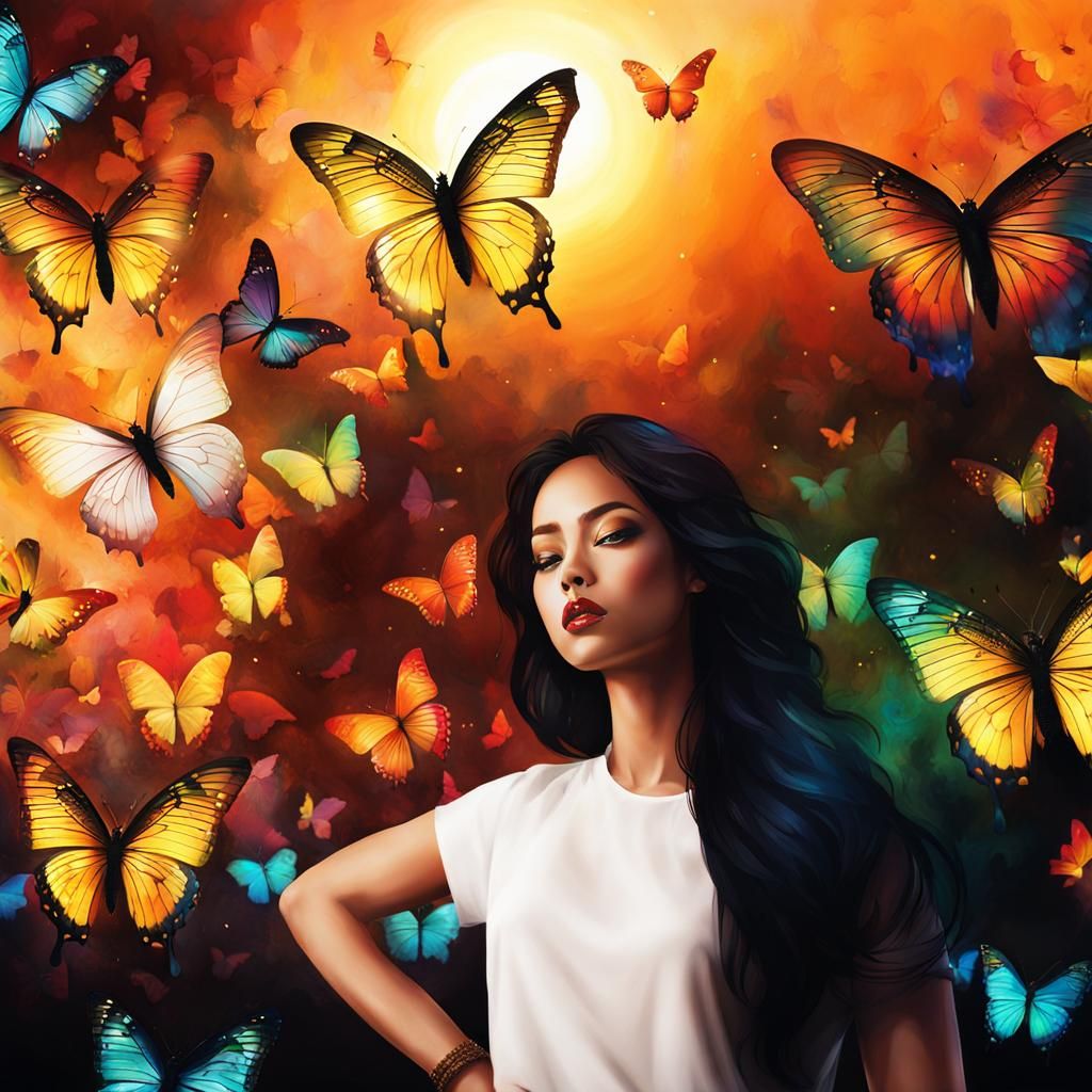 Butterfly girl