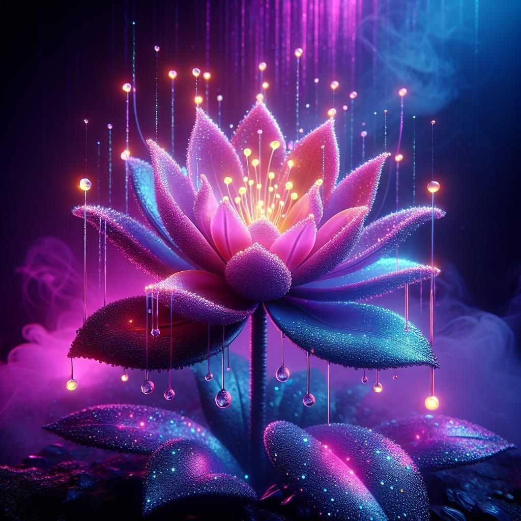 Pretty fantasy flower 🌸  by @Emily