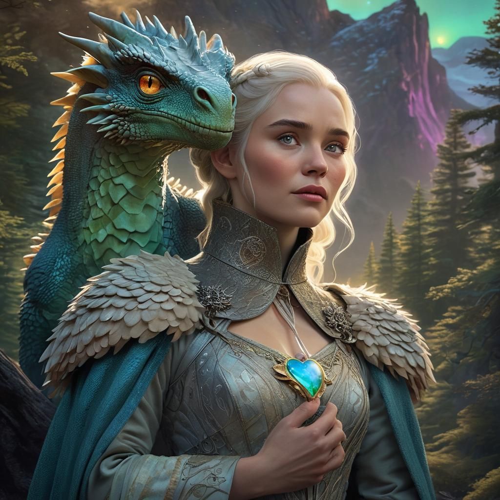 Queen of dragons - AI Generated Artwork - NightCafe Creator