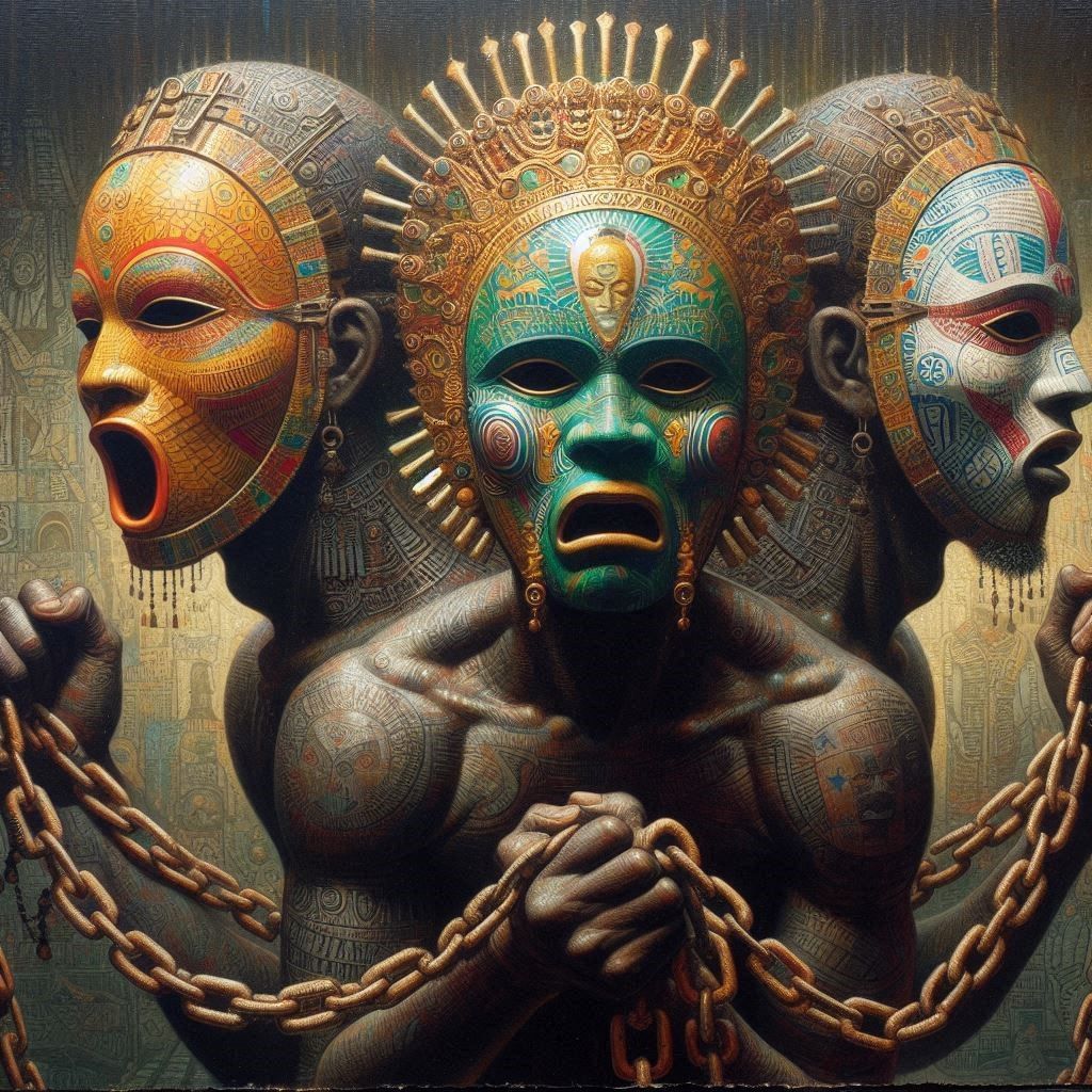 the masked divinities which men themselves invent to justify...