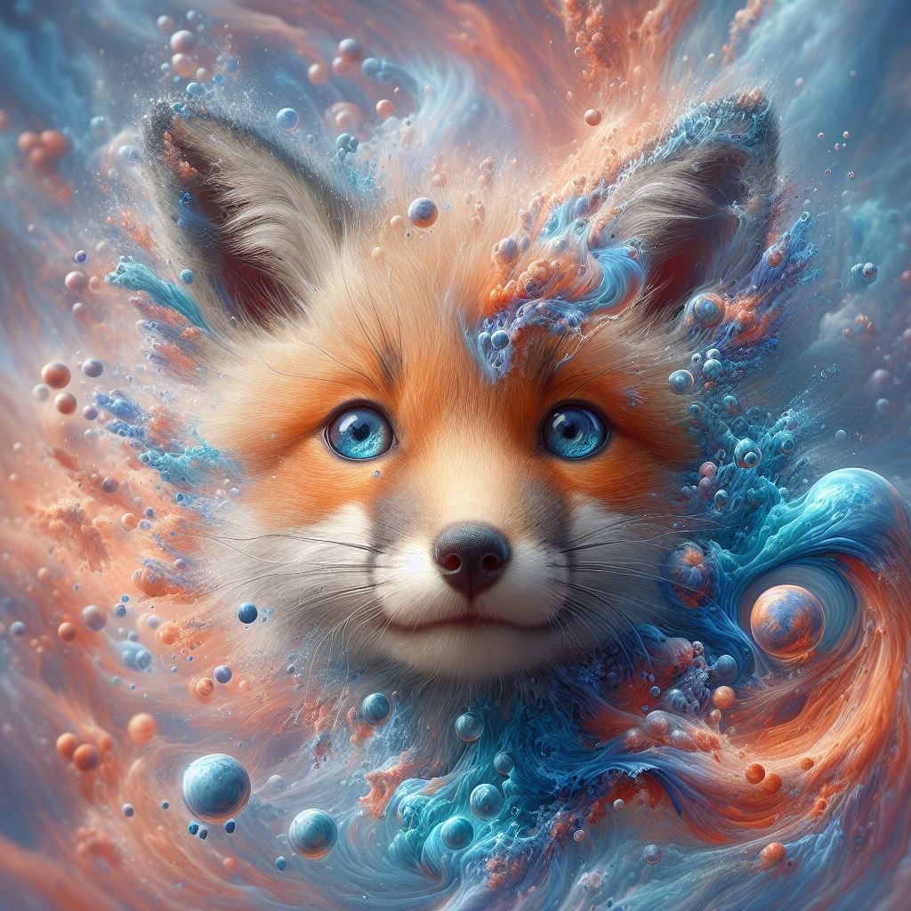 Peinture couleur renard