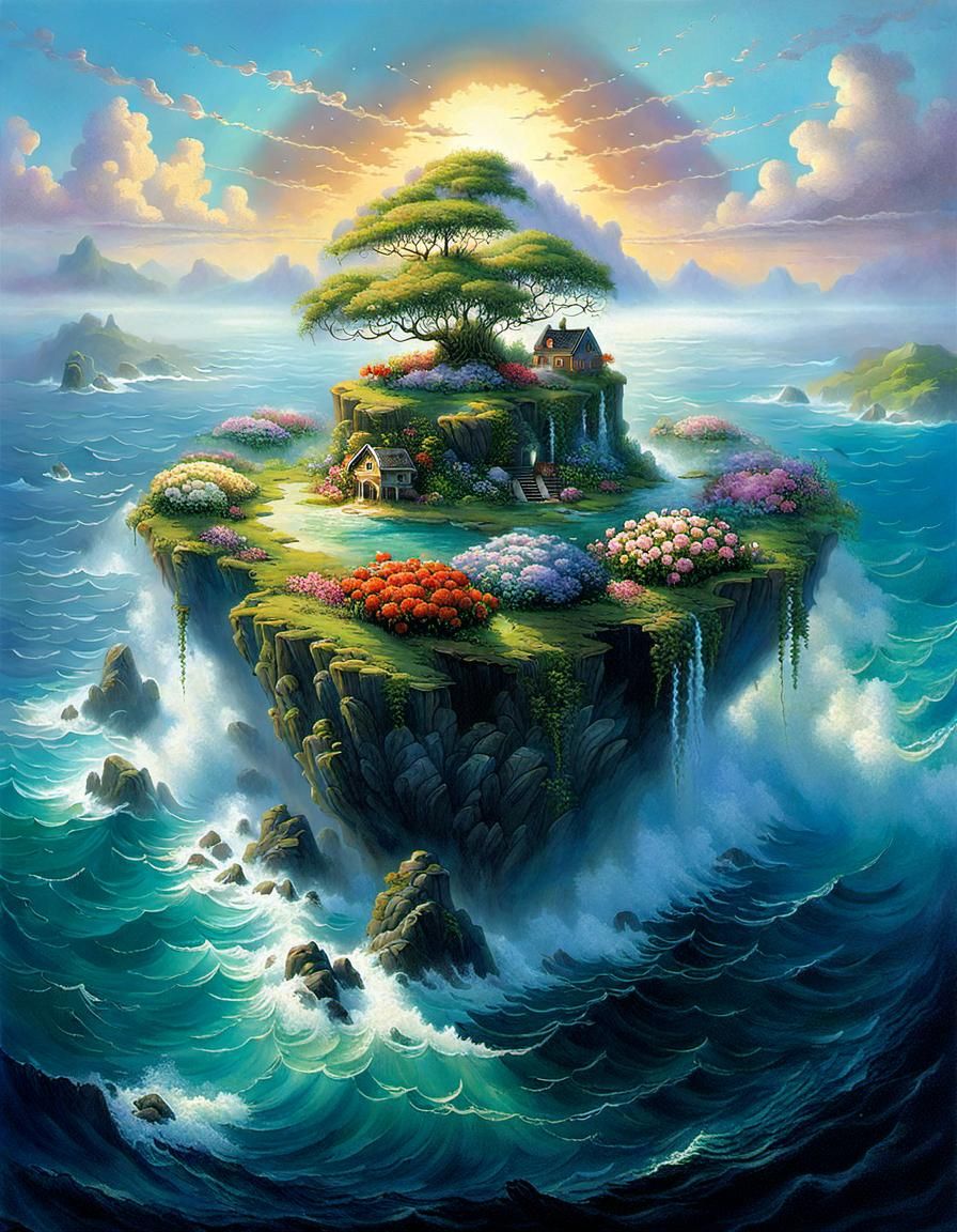 Floating island