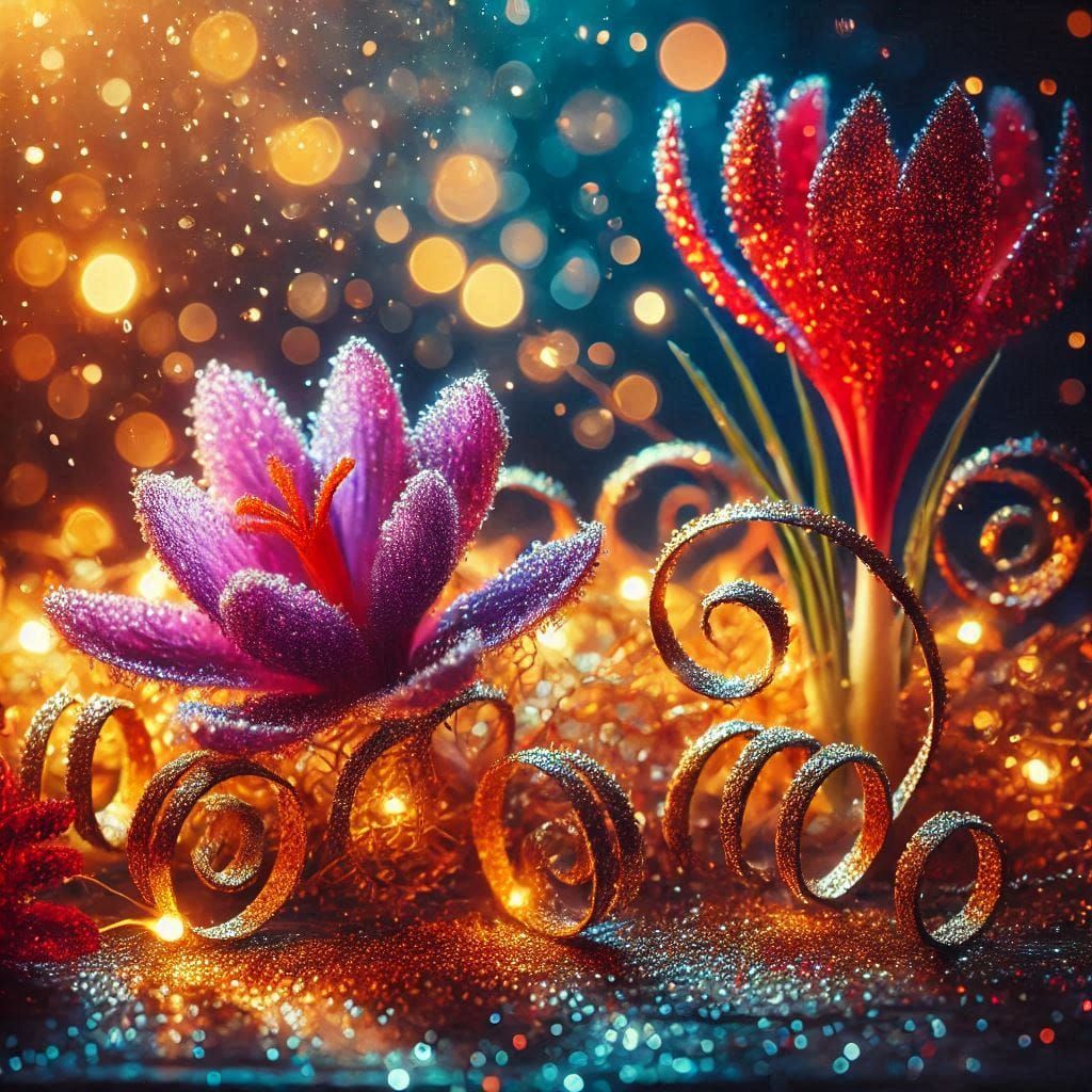 The magical Saffron flower