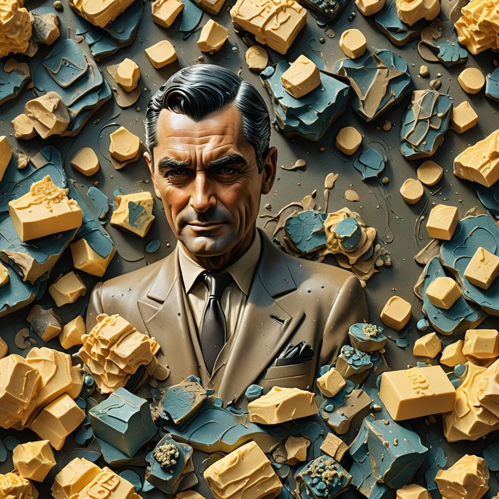 Cary Grant butter sculpture