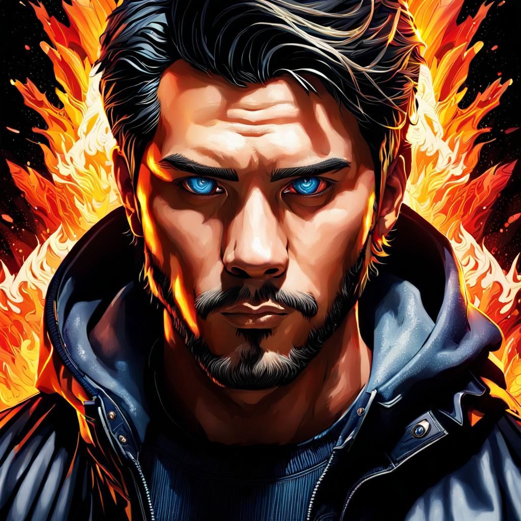 Firey Portrait