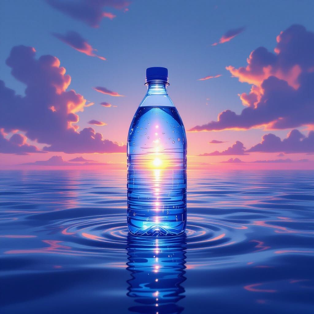 Sparkling Water Art Inspired by Dreamy Landscapes