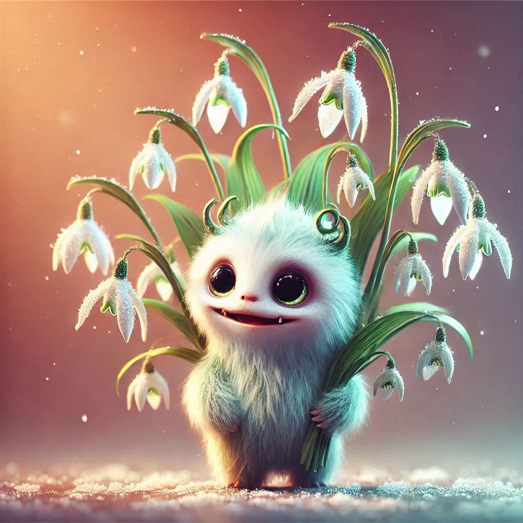 adorable fairy-tale fantasy creature portrait..