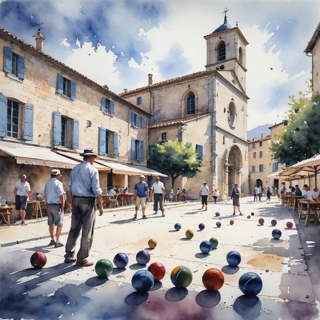 Jeu de pétanque