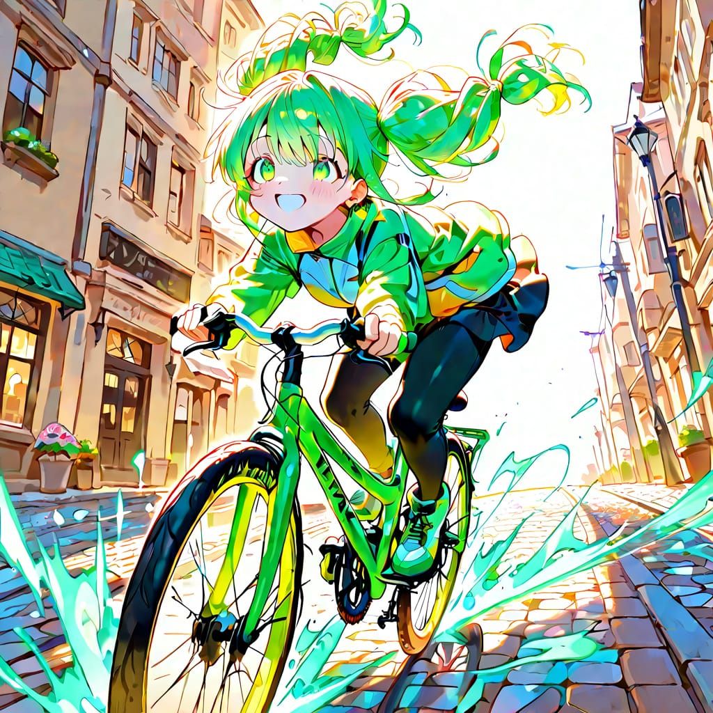 Green Comet Rider