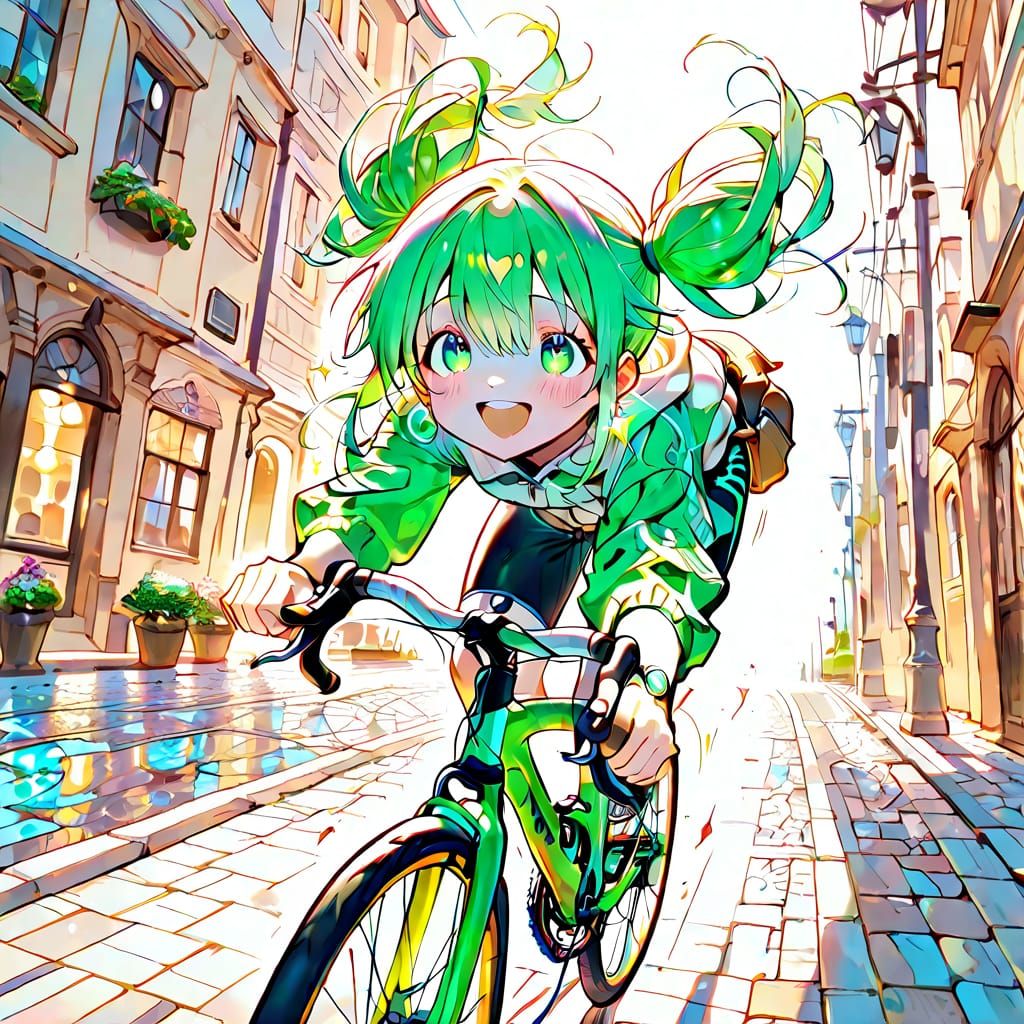 Green Comet Rider