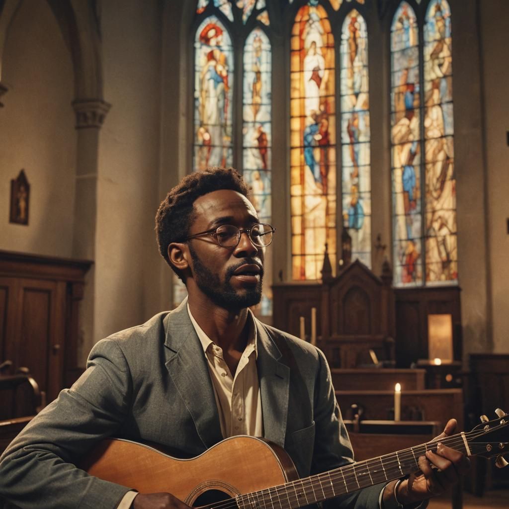 When the jazzman's testifyin'
A faithless man believes
He can sing you into paradise
Or bring you to your knees
It's a gospel kind of feelin...