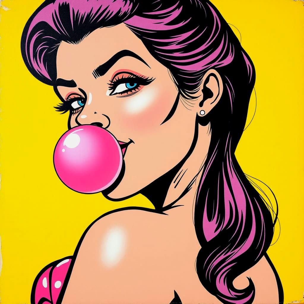 Bubble Gum  by @Angorartist