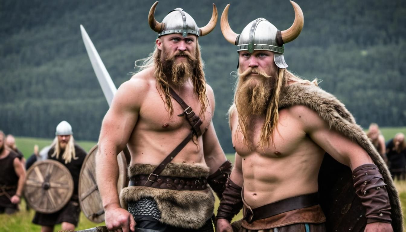 Viking Warriors - AI Generated Artwork - NightCafe Creator