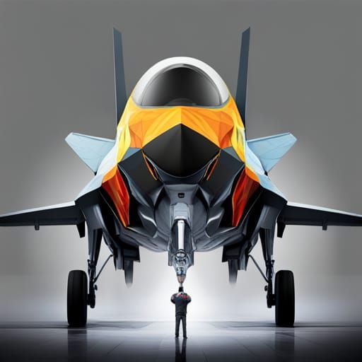 F-35 Engineering Menu in Graffiti Art Style
