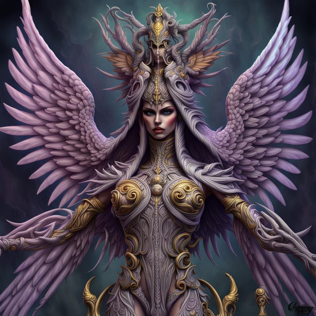 Winged Slaanesh Daemon
