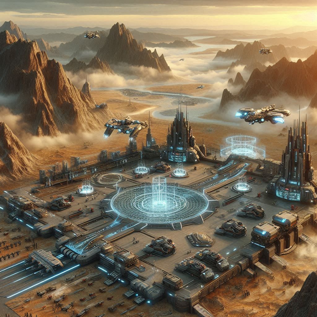 Futuristic Military Base