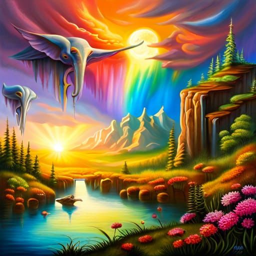 It's a Fantasy landscape 😍  by @Grumpy 