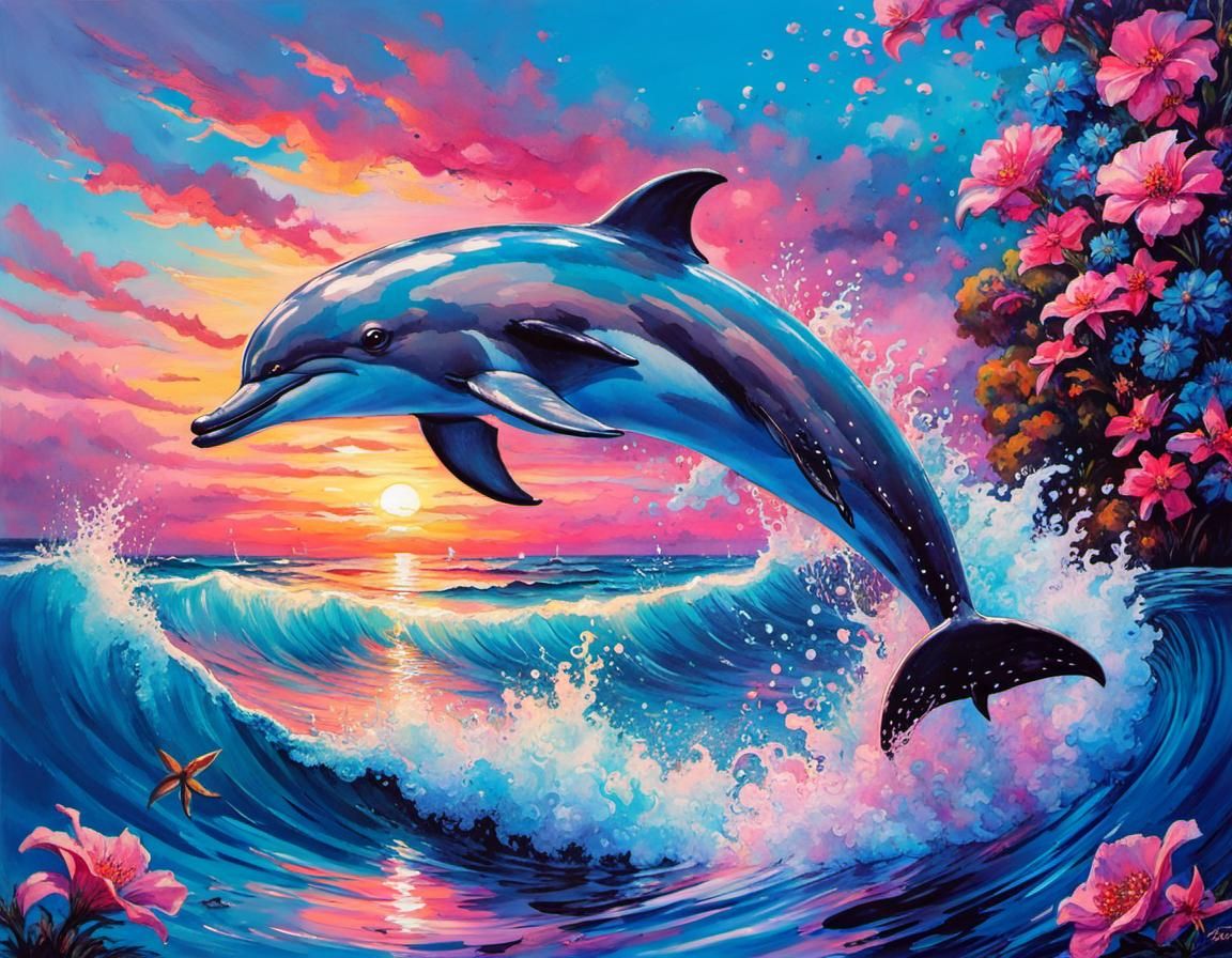 Dolphin 🐬   by @Missy