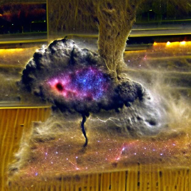 Storm of Cosmic Dust Cloud