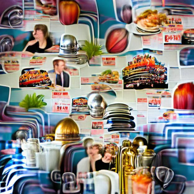 Diner wall