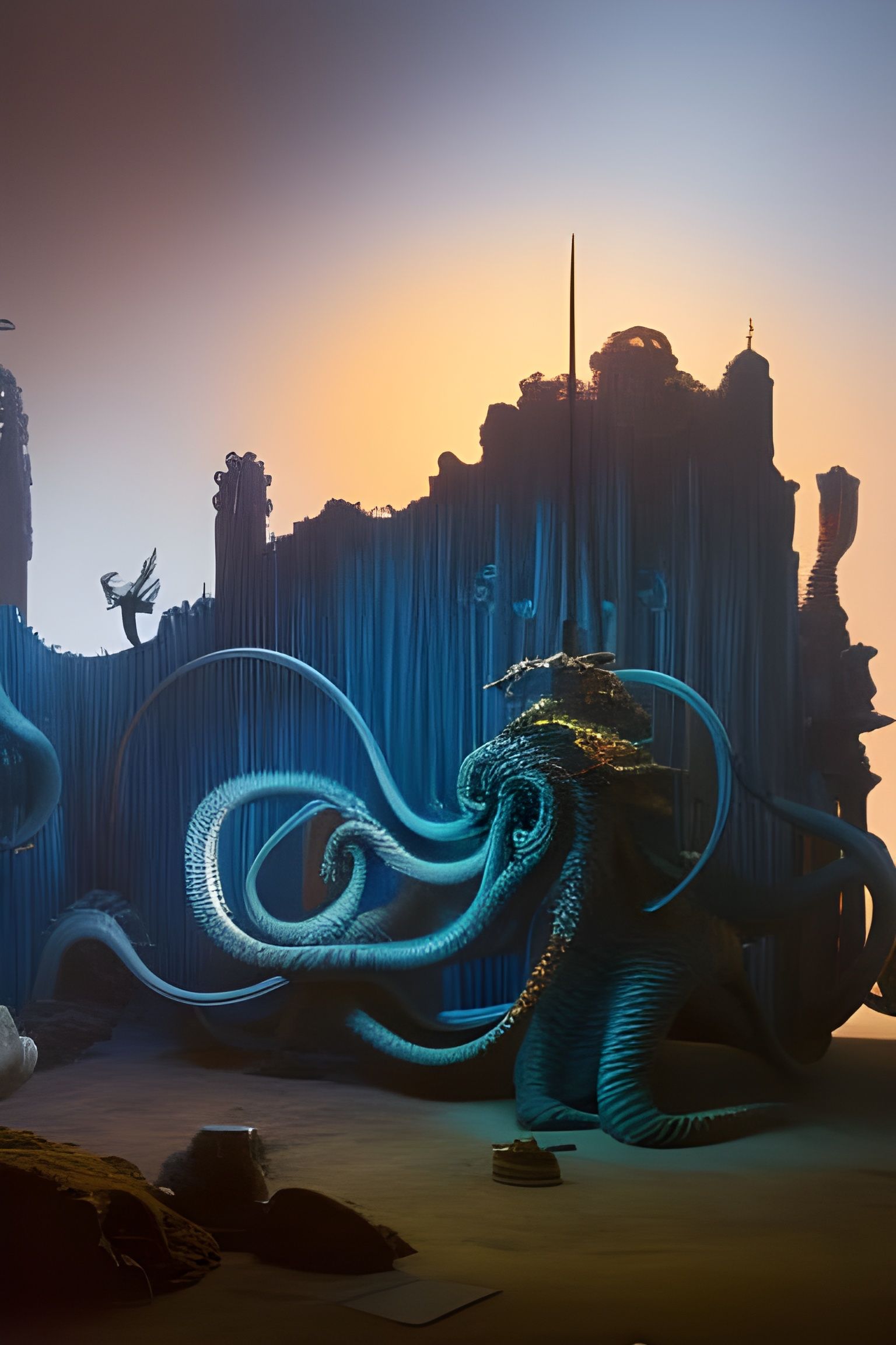 Surreal Stopmotion Wraiths and Cthulhu: Esoteric Photo