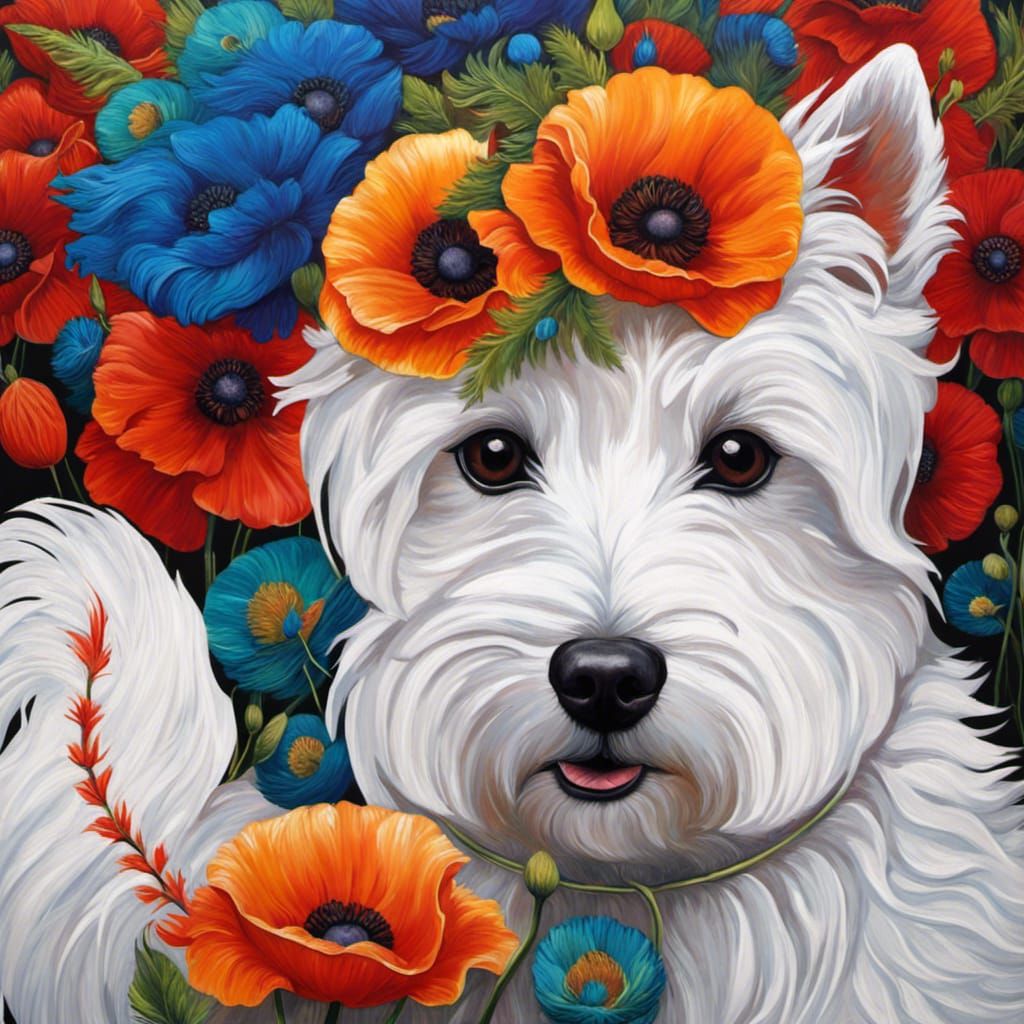 Beloved Westie - AI Generated Artwork - NightCafe Creator