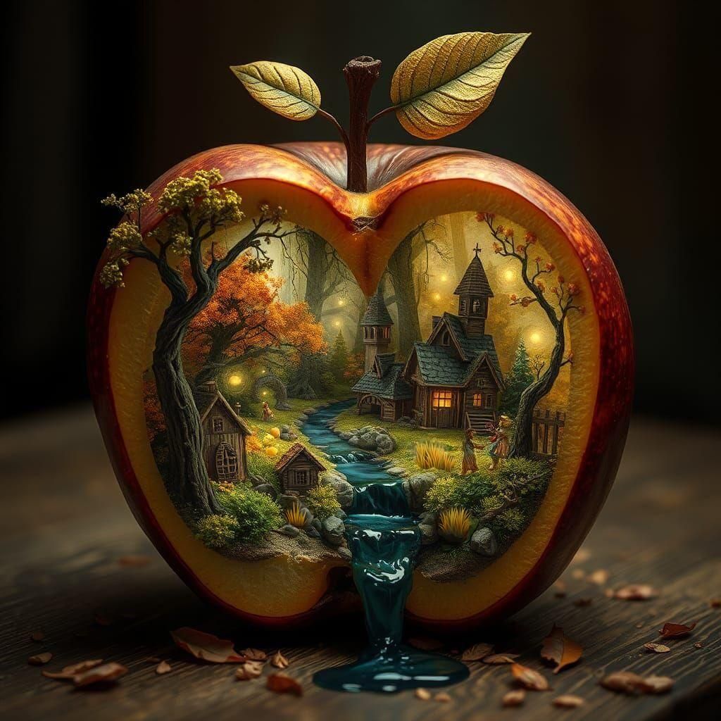 The Autumn Apple  by @David Gotet