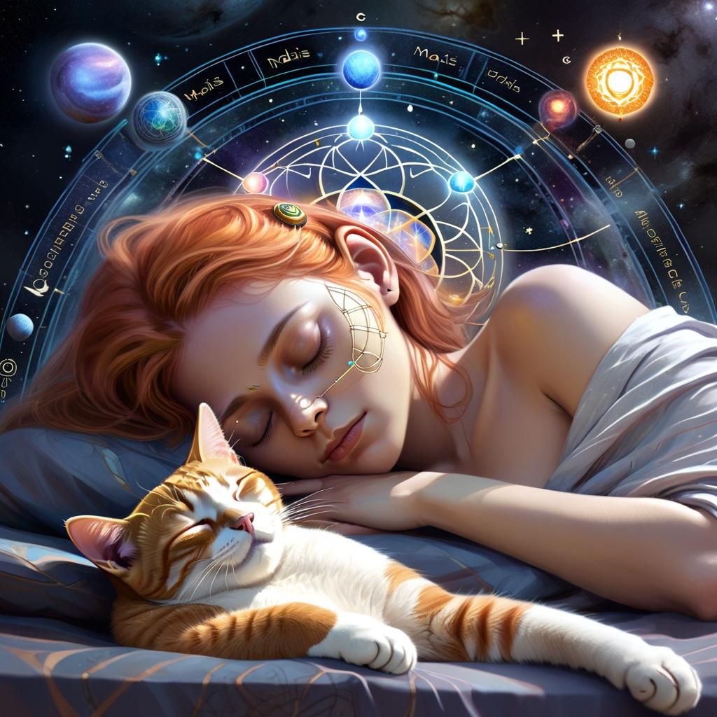 Cat and women