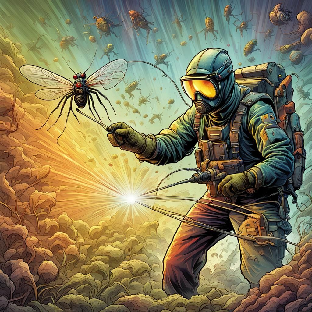 Battlestar Insectica - AI Generated Artwork - NightCafe Creator