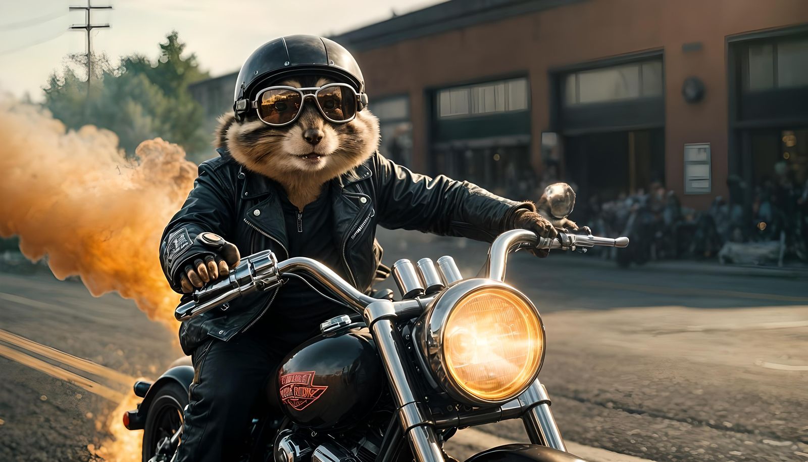 Harley Davidson Squirrel