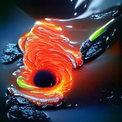 Lava black hole