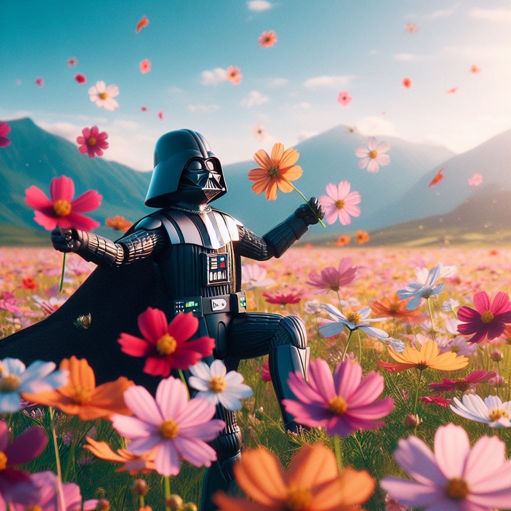 Darth Vader Frolicking
