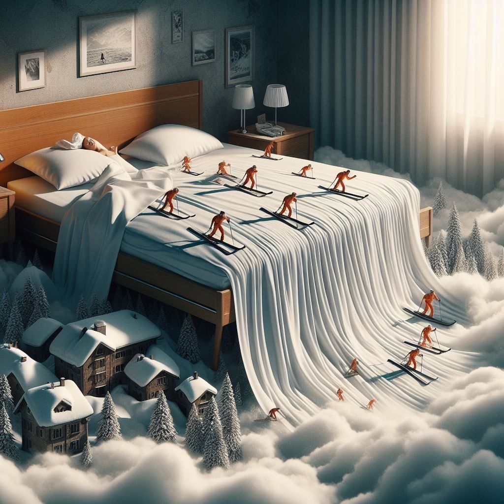 Out of bed and onto the slopes