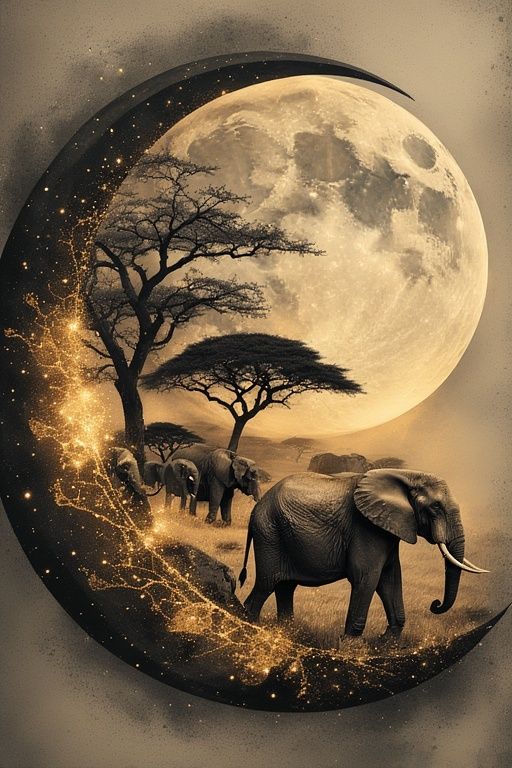 Aabstract tattoo composition