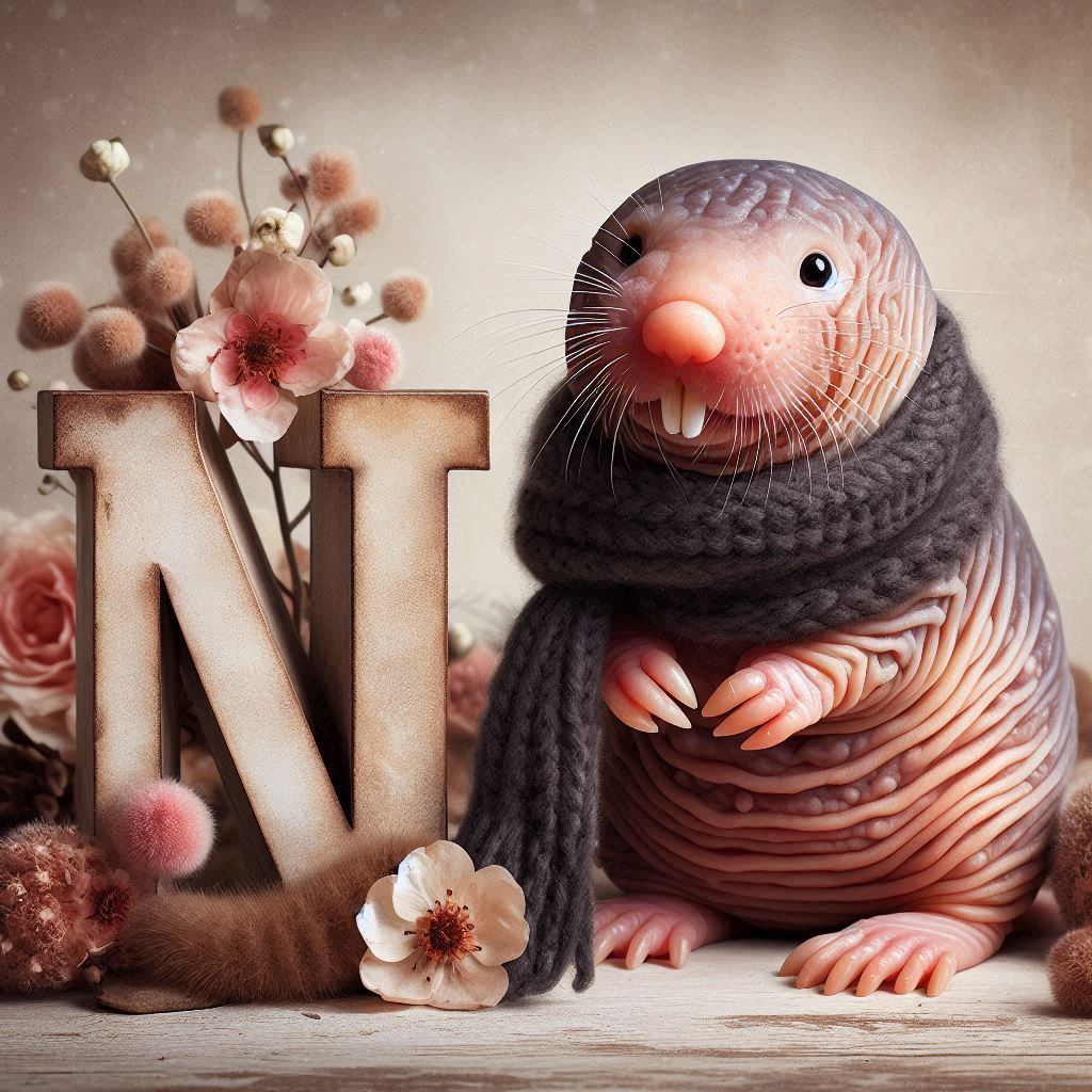 N is for Naked Mole Rat
