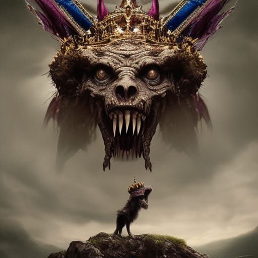 Monster wearing a Crown