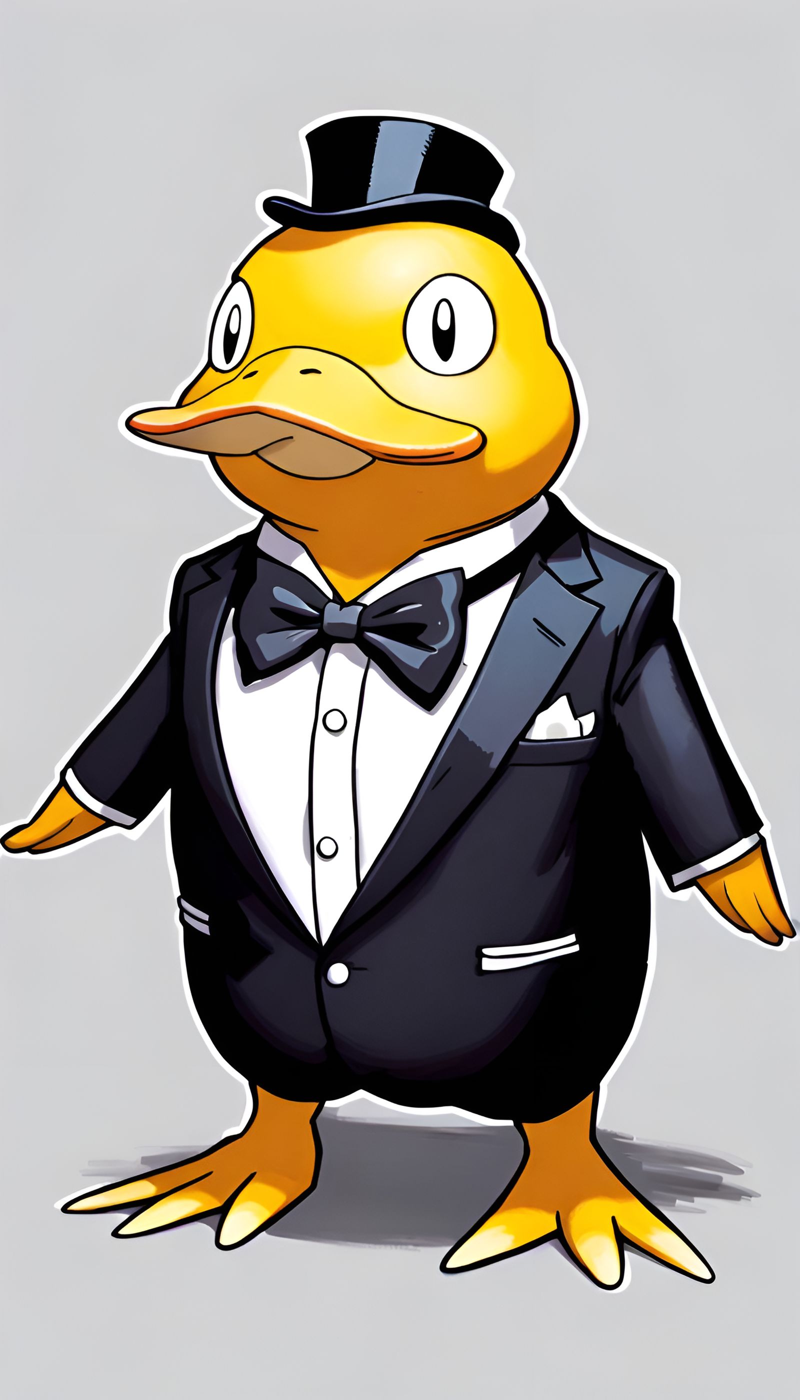 Tuxedo Duck - AI Generated Artwork - NightCafe Creator