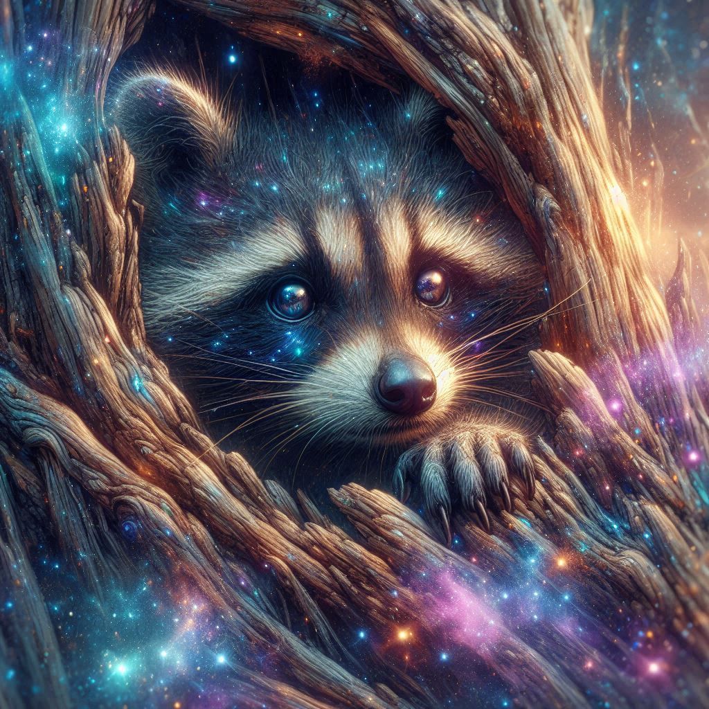 Raccoon  by @Robot K