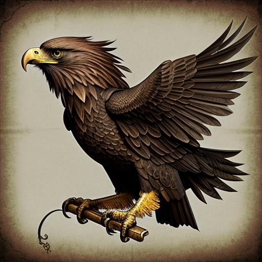 A Steampunk eagle (?) - AI Generated Artwork - NightCafe Creator