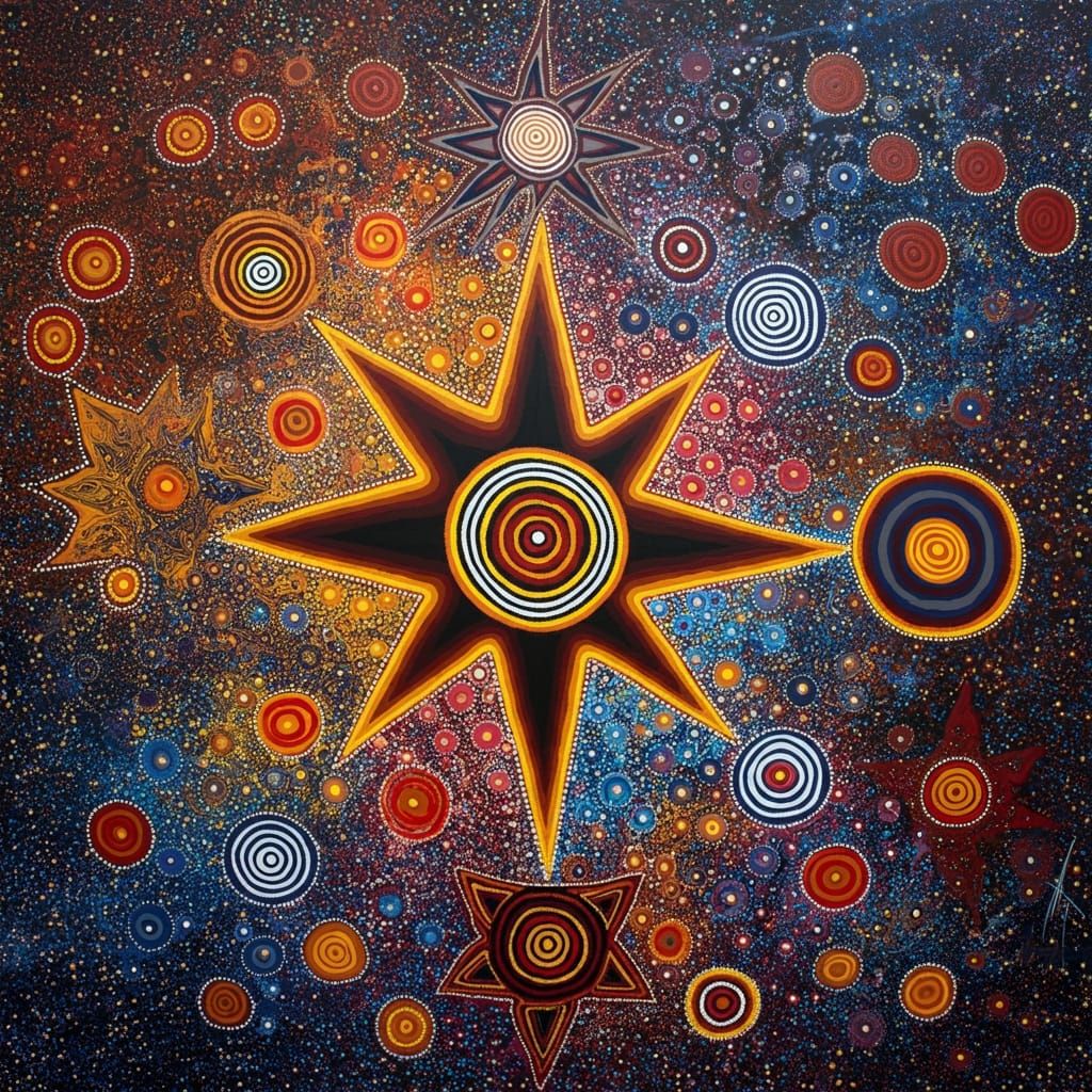 Cosmic Rock Painting