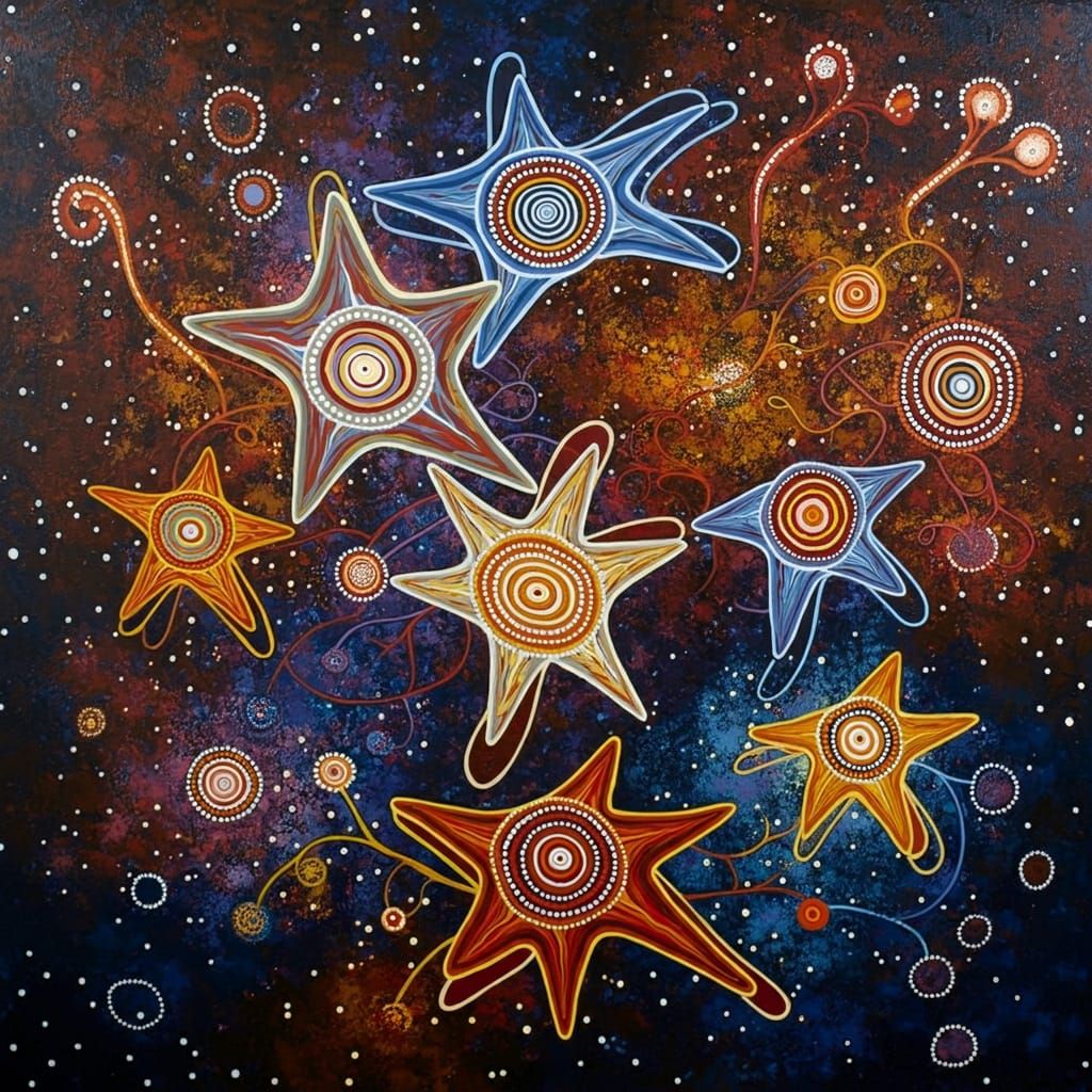 Cosmic Rock Painting