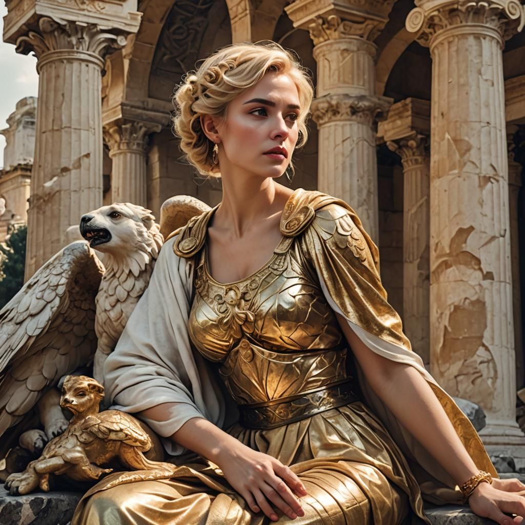 Close-up Portrait Epic Masterpiece Maximalist Mysterious Mag...