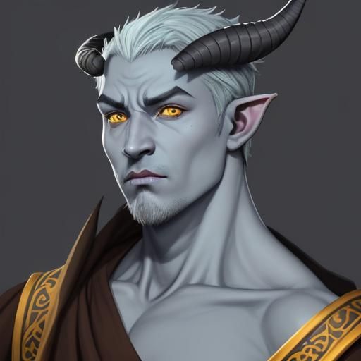 Tiefling Male - AI Generated Artwork - NightCafe Creator