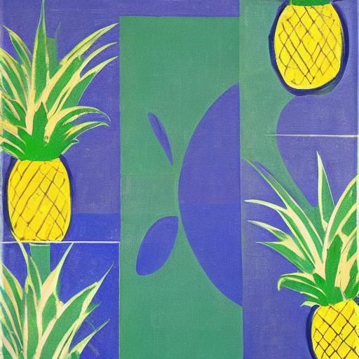 Here is the hourglass and the pineapples are juicy 
By Henri...