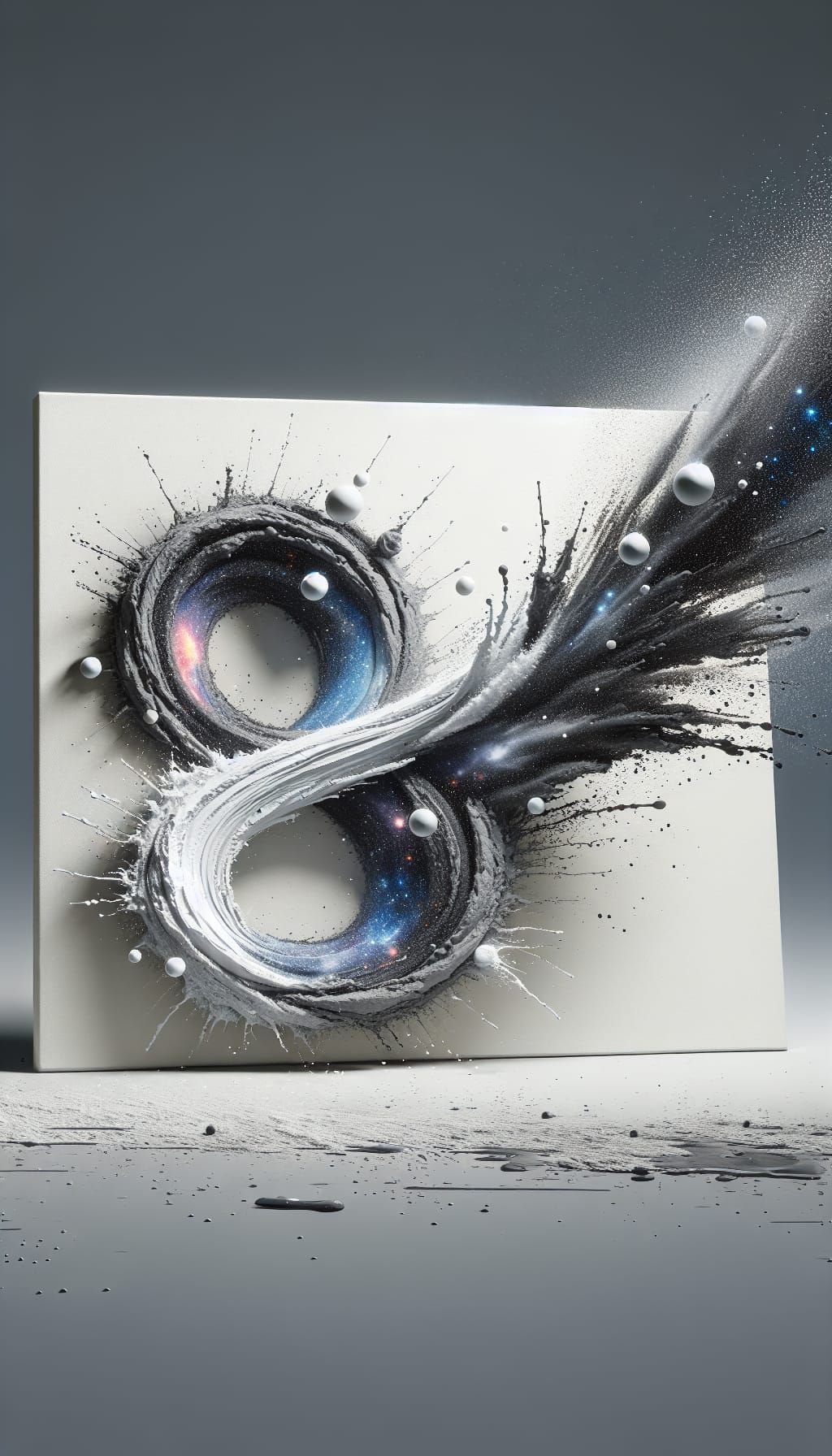 cosmic figure 8   by @Gettafix